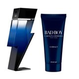 Carolina Herrera Bad Boy Cobalt Darilni set, Parfumska voda 50ml + Gel za prhanje 100ml
