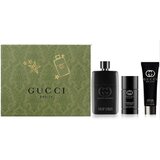Gucci Guilty Pour Homme Darilni set, Parfumska voda 90 ml + deostick 75ml + Gel za prhanje 50 ml