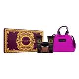 Versace Crystal Noir  Darilni set, toaletna voda 90ml + Gel za prhanje 100ml + Losjon za telo 100ml + torbica
