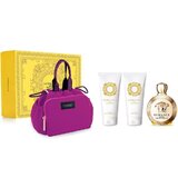 Versace Eros Pour Femme Darilni set, Parfumska voda 100ml + Gel za prhanje 100ml + Mleko za telo 100ml + Bag