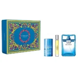 Versace Man Eau Fraiche darilni set toaletna voda 100 ml + toaletna voda 10 ml + deostick 75ml