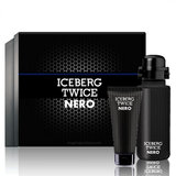 Iceberg Twice Nero darilni set, toaletna voda 125 ml + gel za prhanje 100 ml