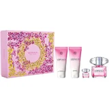 Versace Bright Crystal darilni set, toaletna voda 90 ml + toaletna voda 5 ml + gel za prhanje 100 ml + losjon za telo 100 ml