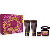 Versace Crystal Noir darilni set, toaletna voda 90 ml + gel za prhanje 100 ml + losjon za telo 100 ml + toaletna voda 5 ml