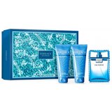 Versace Man Eau Fraiche Darilni set, Toaletna voda 50ml + Gel za prhanje 50ml + aftershave 50ml