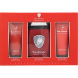 Tonino Lamborghini Sportivo Darilni set, Toaletna voda 125ml+ Gel za prhanje 100ml+ Balzam za po britju 100ml