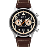 AVI-8 av-4088-01 Carey Dual Time 44mm 5ATM