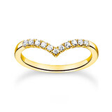 Thomas Sabo Ladies Ring TR2394-414-14-56 V-shape size 56