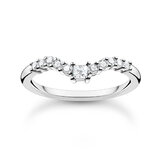 Thomas Sabo Ladies Ring TR2398-051-14-52 V-shape size 52