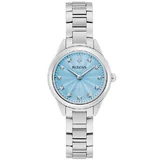 Bulova 96P250 Ladies Watch Sutton 28mm 3ATM