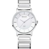 Bering 19535-754 Ladies Watch Ceramic Solar 35mm 3ATM