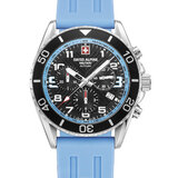 Swiss Alpine Military 7029.9831 Raptor Chronograph Mens Watch 42mm