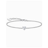 Thomas Sabo A2157-051-14-L19V Silver bracelet w. white zirconia Herz
