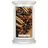 Kringle Candle Kitchen Spice velika dišeča sveča z 2 stenjema (624 g)