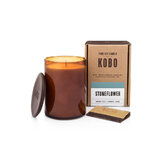KOBO Woodblock Candle dišeča sveča Stoneflower (15 oz / 425 g)