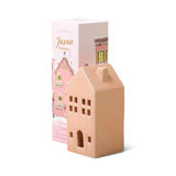 Paddywax Incense Holiday Village Ceramic Pink Townhouse - hiša za 20 dišečih stožcev - Persimmon Chestnut