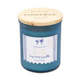 Dišeča sveča Paddywax COASTAL Lush Palms v steklenem kozarcu z lesenim pokrovom 8 oz/226 g