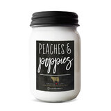 MILKHOUSE CANDLE Dišeča sveča Peaches & Poppies Farmhouse Jar (368 g)