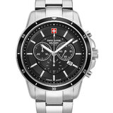 Swiss Alpine Military 7089.9137 Chronograph Mens Watch 44mm 10ATM