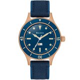 Bulova 98A325 MIL-SHIPS Bronze blue - Moška ura