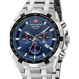 Swiss Alpine Military 7043.9235 sapphire crystal chrono 46mm 10ATM