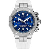 Edox 10113-3CAB-BUIN Delfin Chronograph Mens Watch 43mm 20ATM
