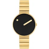Picto 34087-2914 Brushed Gold 34mm 5ATM 