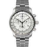Zeppelin 7680MB-1 Herrenuhr Alarm Chronograph 100 Jahre 43mm 5ATM 