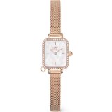 Daniel Wellington DW00100751 Ladies Watch Quadro Mini Charm Bezel 18mm 3ATM