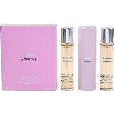Chanel Chance Toaletna voda 3x20ml (1x refillabel+ 2x refill)