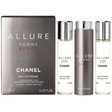 Chanel Allure Homme Sport Eau Extreme Parfumska voda 3 x 20ml (1x refillable + 2x refill)