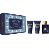  Versace Dylan Blue darilni set, toaletna voda 50 ml + gel za tuširanje 50 ml + balzam za po britju 50 ml