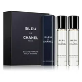 Chanel Bleu de Chanel Perfume Parfumska voda 3x20ml (1x refillable + 2x refill)