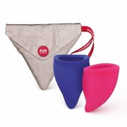 Menstrualne skodelice Fun Cup Explore Kit (2 ks)