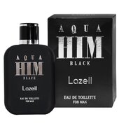 Lazell Aqua Him Black For Men Toaletna voda