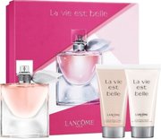 Lancome La Vie Est Belle darilni set, parfumska voda 50 ml + losjon za telo 50 ml + gel za tuširanje 50 ml