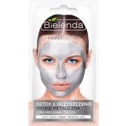 Detoksiranje čistilne maske za mastno in kombinirano kožo Silver Detox 8G