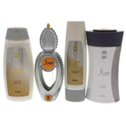 Ajmal Wisal Darilni set, parfumska voda 50 ml + losjon za telo 100 ml + gel za prhanje 200 ml + puder za telo 80 g - samo poškodovano embalažo Ajmal Wisal Darilni set, parfumska voda 50 ml + losjon za telo 100 ml + gel za prhanje 200 ml + puder za telo 80 g - samo poškodovano embalažo