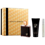 Carolina Herrera CH for Men darilni set, toaletna voda 100 ml + balzam po britju 100 ml + toaletna voda 10 ml
