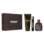 Missoini Missoni pour Homme darilni set, parfumska voda 100 ml + gel za tuširanje 150 ml + parfumska voda 10 ml