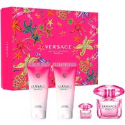 Versace Bright Crystal Absolu Darilni set, Parfumska voda 90 ml + Mleko za telo 100ml + Gel za prhanje 100ml + Parfumska voda 5ml