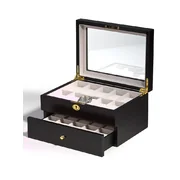 Rothenschild Watch Box RS-1672-20E for 20 Watches Ebony