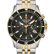 Swiss Alpine Military 7022.9147 Chronograph Mens Watch 42mm 10ATM