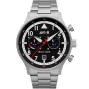 AVI-8 AV-4088-11 Carey Dual Time 44mm 5ATM