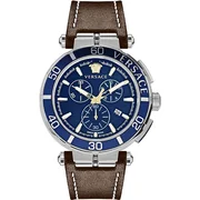 Versace VE3L00122 Greca Chronograph Mens Watch 45mm 5ATM 