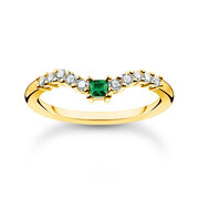 Thomas Sabo Ladies Ring TR2398-971-7-54 V-shape size 54