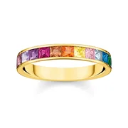 Thomas Sabo Ladies Ring TR2403-996-7-54 Stone Rainbow size 54