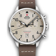 Swiss Military SM34098.09 Vintage Chronograph Mens Watch 43mm 10ATM