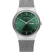 Bering 11938-008DD Classic Day-Date  Mens Watch 38mm 3ATM