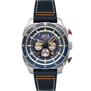 AVI-8 AV-4100-02 Mens Watch Hawker Hunter Dual Time Chronograph 43mm 5ATM